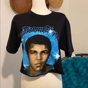 Muhammad Ali cropped TShirt